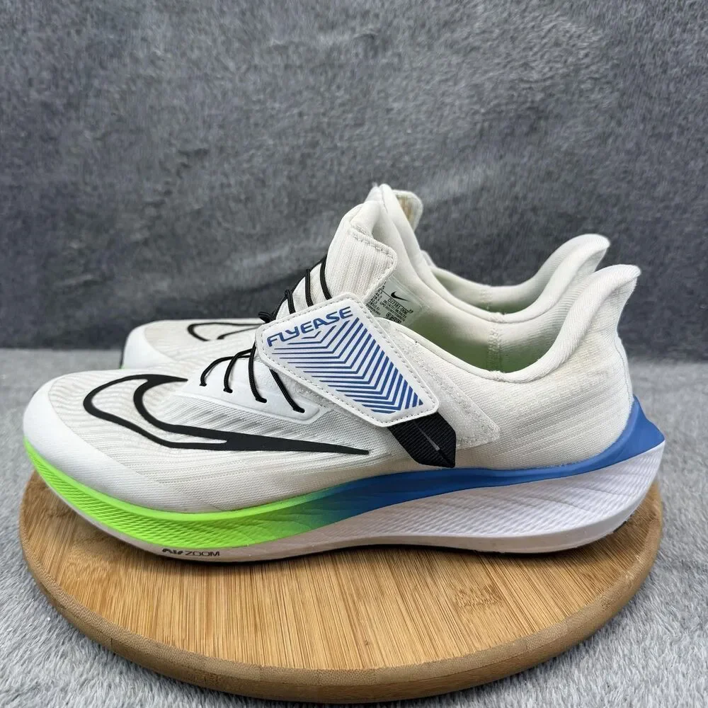 Nike Zoom Pegasus FlyEase Shoes Mens Size 10.5 White Running Sneakers DJ7381-006